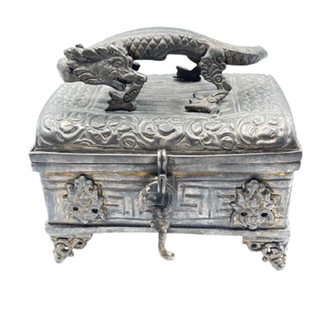 Vintage Chinese Dragon Box