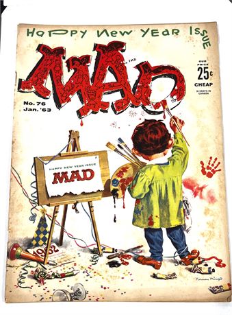 MAD Magazine #76 Jan. 1963 Edition