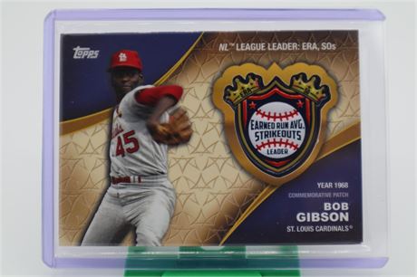 2023 TOPPS BOB GIBSON COMMEMORATIVE PATCH