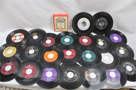 Record Albums and 8 Track Tape