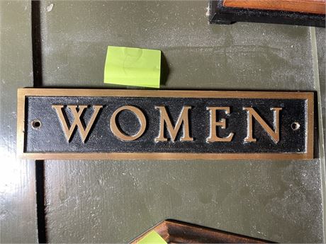 Metal WOMEN Door Sign