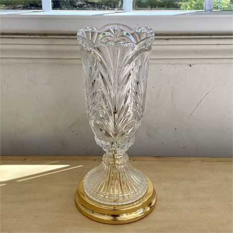 Lovely Crystal Torchiere Boudoir Lamp