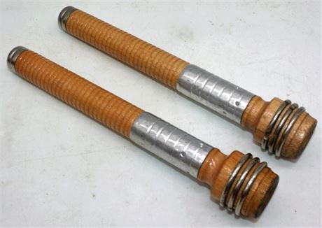 7" wood spindles / spools