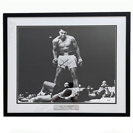 Muhammad Ali vs Liston Autographed with COA