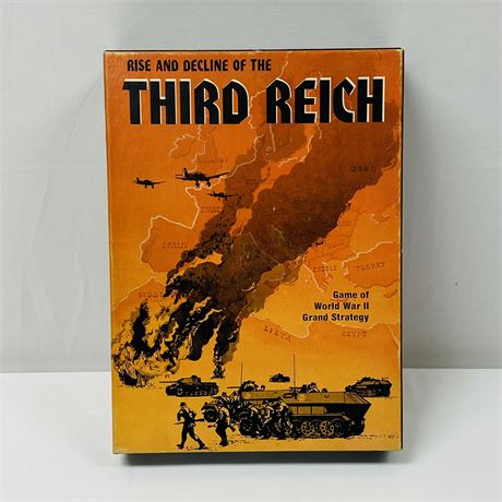 1974 Rise and Decline of the Third Reich Strategy Board Game