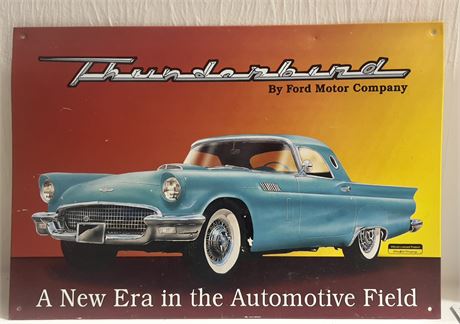 Ford Thunderbird Tin Sign