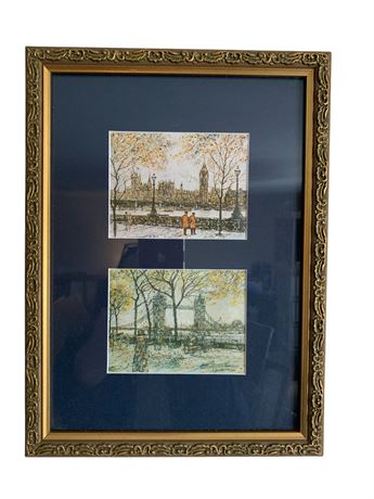 Framed Print of Tower Bridge and Parliament