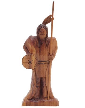 Vintage Handcarved Cedar Chief