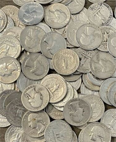 Mixed Date Washington Quarter Coin Lot