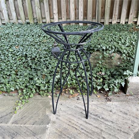 Wrought Metal Large Patio Planter Stand