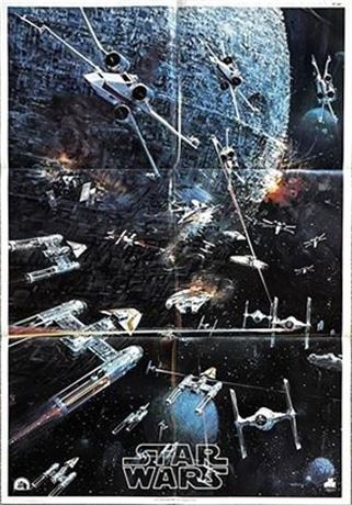 Star Wars Original 1977 Soundtrack Poster BTD-541 John Berkey Art