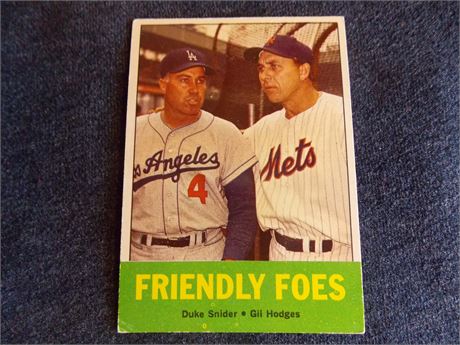 1963 Topps #68 Duke Snider/Gil Hodges