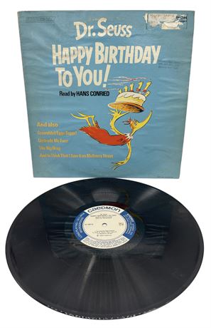 Vintage - Dr. Seuss “Happy Birthday To You” - Vinyl 33 RPM Record