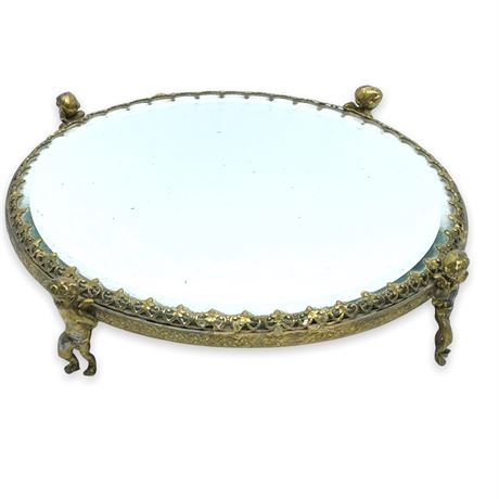 Vintage Round Dressing Table Mirror