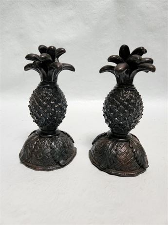 Pineapple Bookends, see description