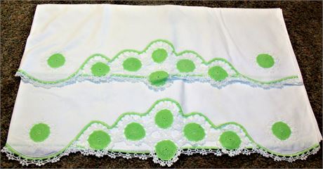 Crochet Pillow Case set