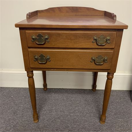 Ethan Allen Two Drawer Nightstand