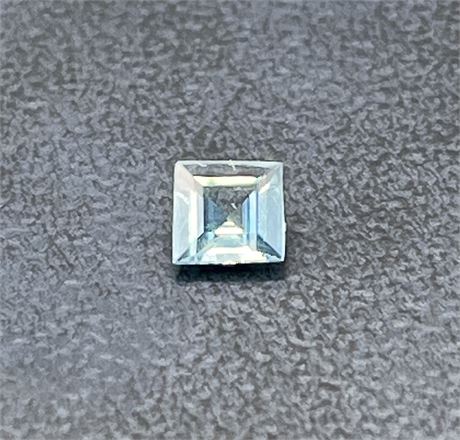 0.5ct Aquamarine Gem Blue Faceted Gemstone