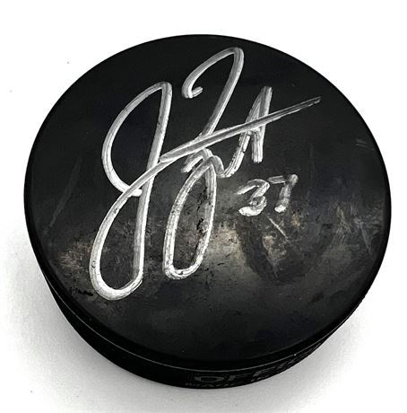 Jeff Zatkoff #37 Pittsburg Penguins Signed Ceritifed Hockey Puck