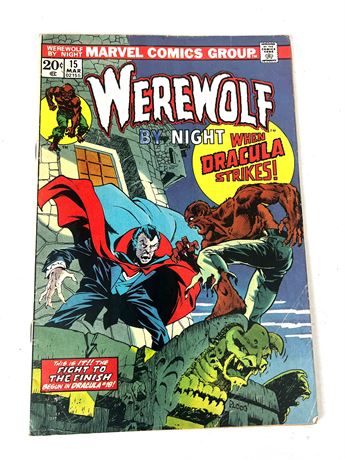 March 1974 Vol. 1 Marvel Comics "WEREWOLF" #15 Comic