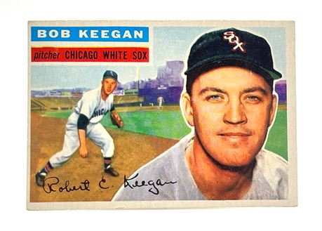 Bob Keegan Chicago White Sox Signed Topps #54 Baseball Card