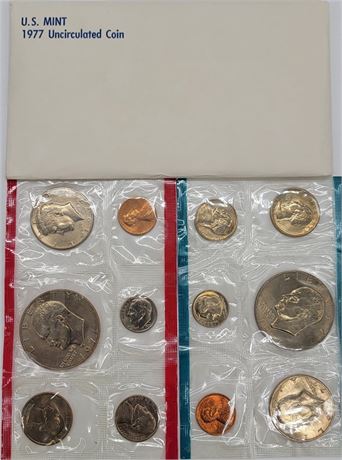 1977 US Mint Set W/ Treasury Envelope