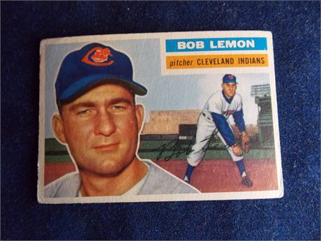 1956 Topps #255 Bob Lemon, Cleveland Indians