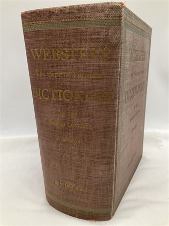 Book: Rare 1949 WEBSTER’s DICTIONARY