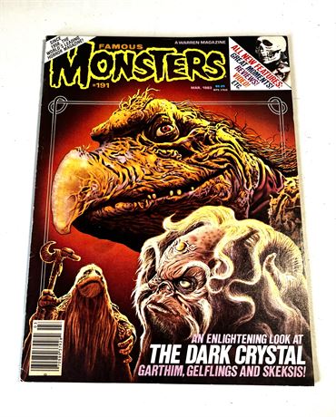 Famous Monsters #191 March 1983 Warren Magazine