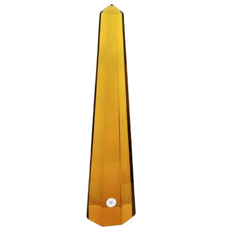 Venini, Murano Art Glass Obelisk, With Tag