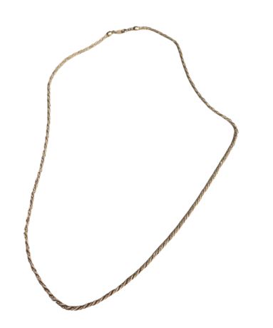 Gold Tone Rope Necklace