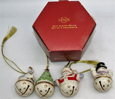 New Lenox Bells ornaments in box
