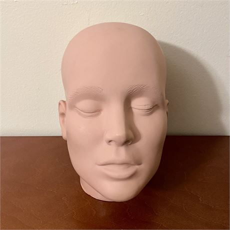 Silicone Mannequin Head for Makeup Practice and More