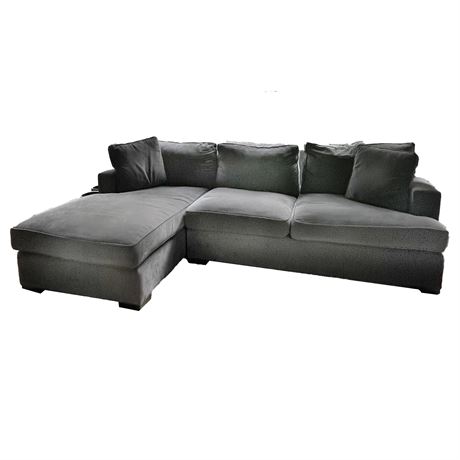 Arhaus Two Piece Sectional With Chaise