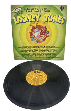 Vintage - K-TEL “Looney Tunes” - Vinyl 33 RPM Record