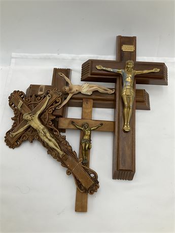 Wooden Crucifix Collection