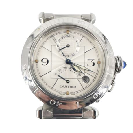 Pasha de Cartier Power Reserve GMT Automatic Watch