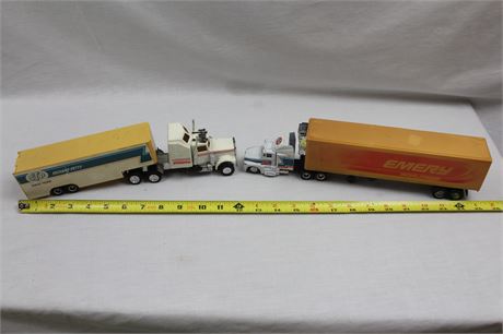 Vintage Toy Semi Tractor Trailers