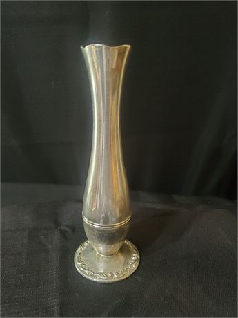 International Silver bud vase