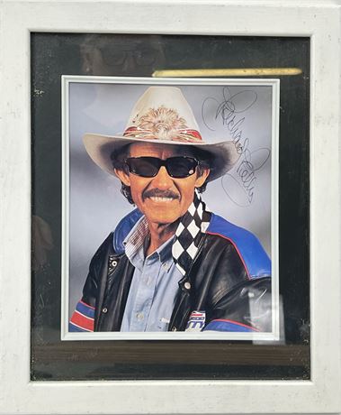 Richard Petty Autographed Photo Framed