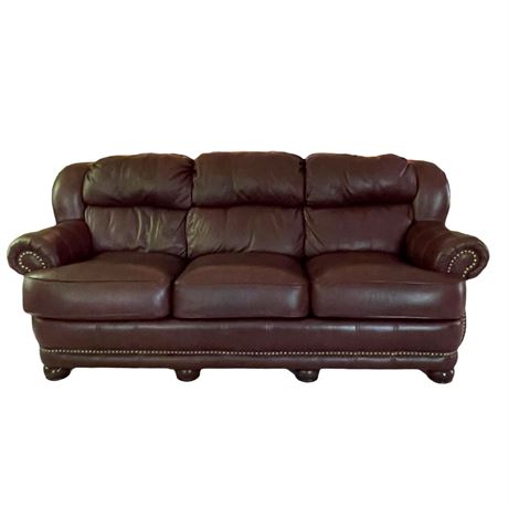 Lane Furniture Leather Traditional Sofa