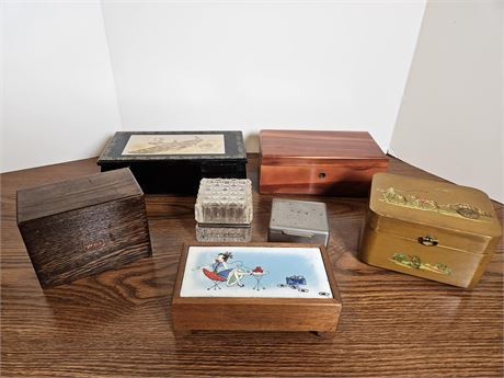 Assorted Boxes - Lane, Wood, Decorative, & More