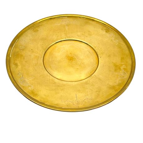 BM Co Golden Glow Brass Plate