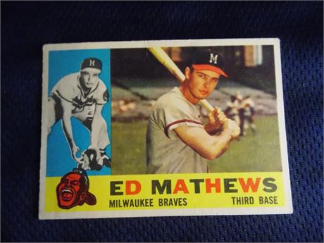 1960 Topps #420 Eddie Mathews