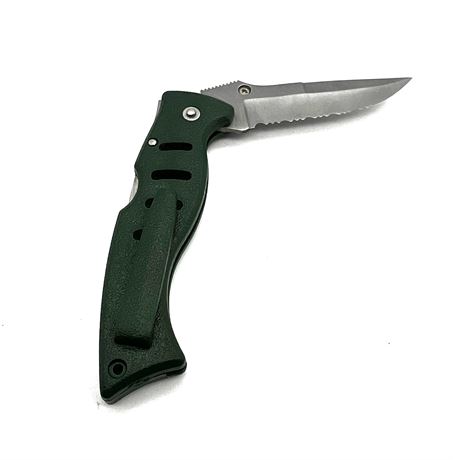 Frost Cutlery Green Beret Folder #15-071G Knife