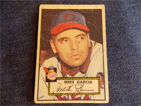 1952 Topps #272 Mike Garcia, Cleveland Indians