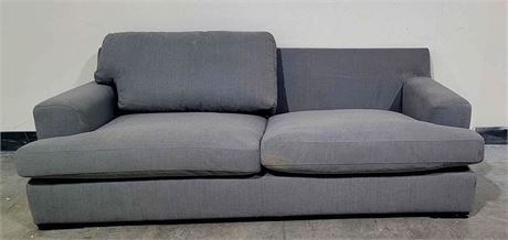 New Gray sofa - missing one back cushion