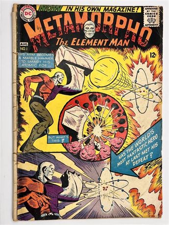 1965 DC Metamorpho #1 Comic Book Premier Issue