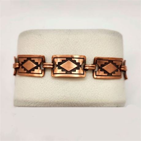 1950s Copper Panel Bracelet