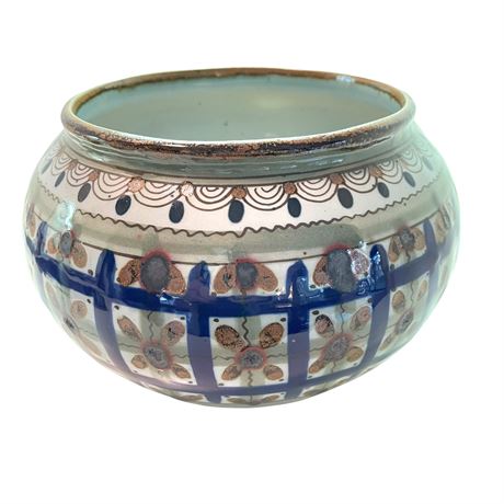 Artisan Crafted Glazed Bowl Mexico